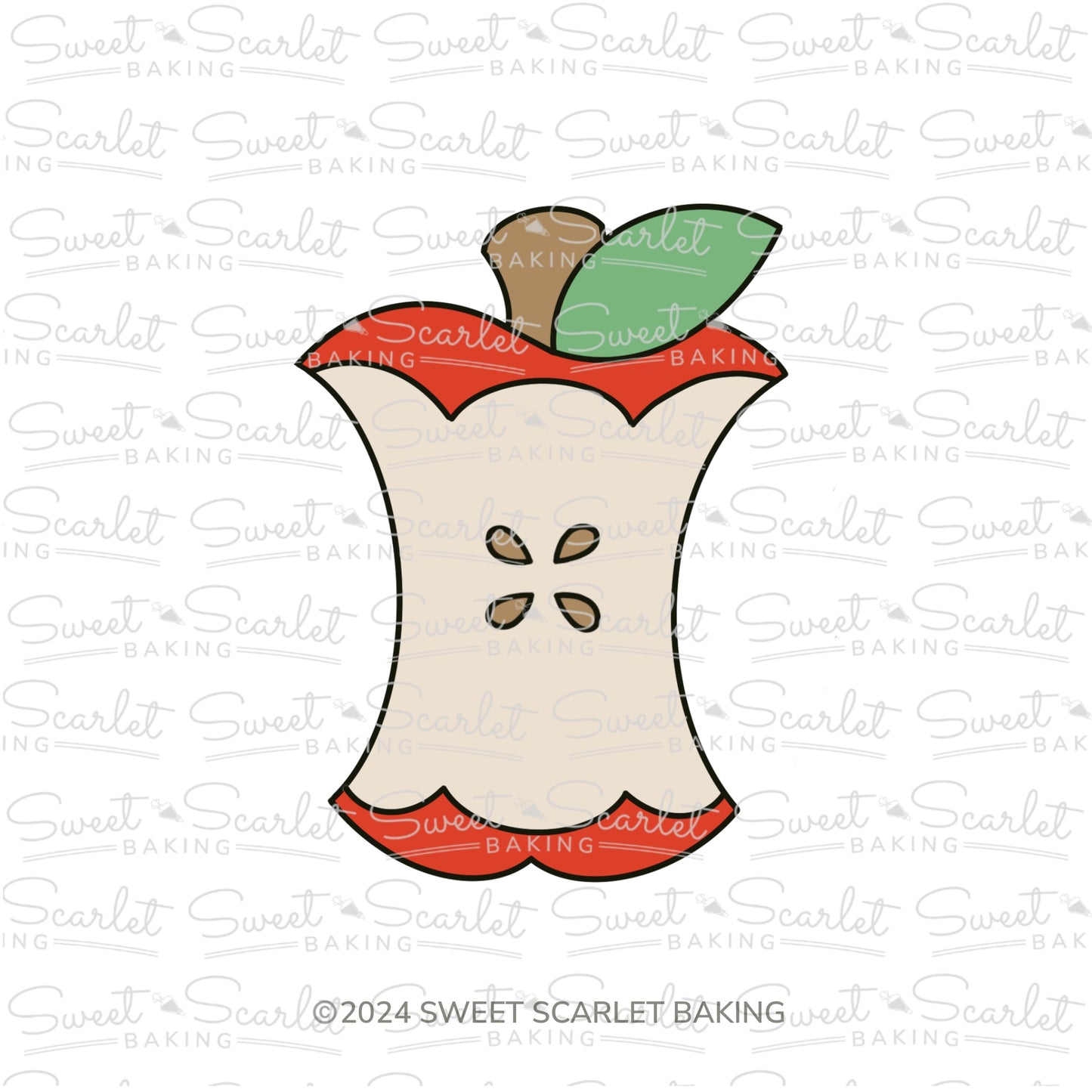 Apple Core Cookie Cutter