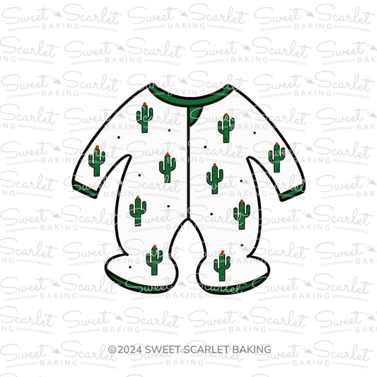 Baby Footie Pajamas Cookie Cutter