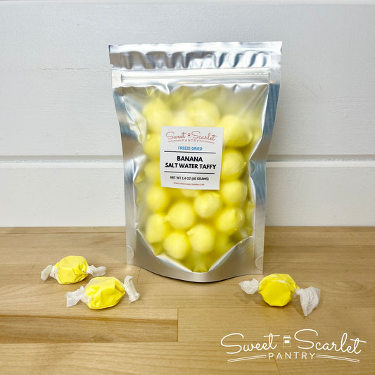 Banana Freeze Dried Salt Water Taffy