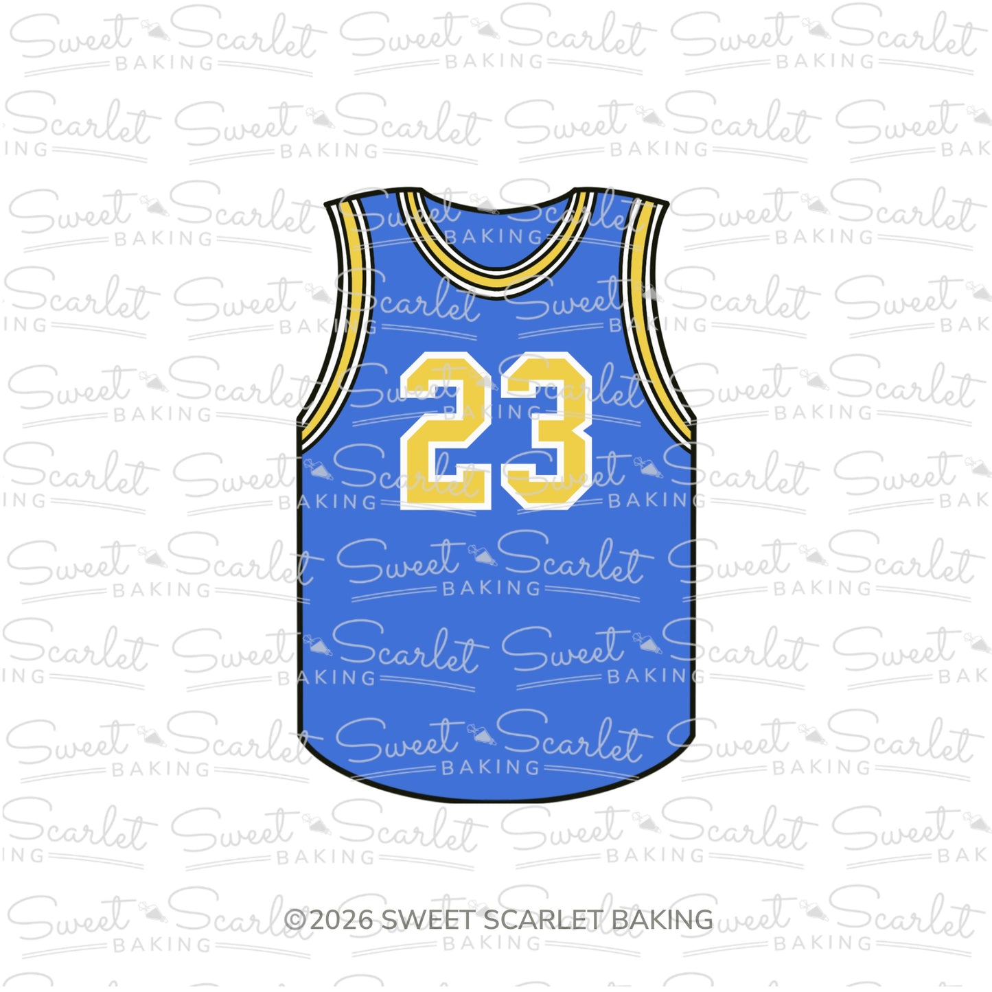 Basketball Jersey Cookie Cutter