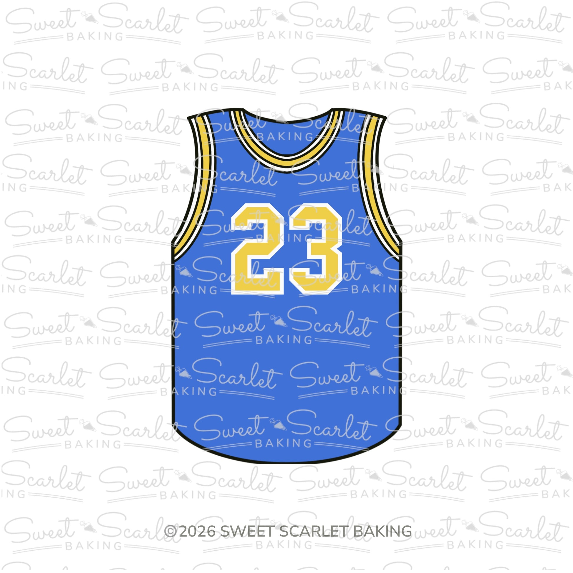 Basketball Jersey Cookie Cutter