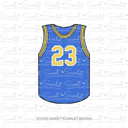 Basketball Jersey Cookie Cutter