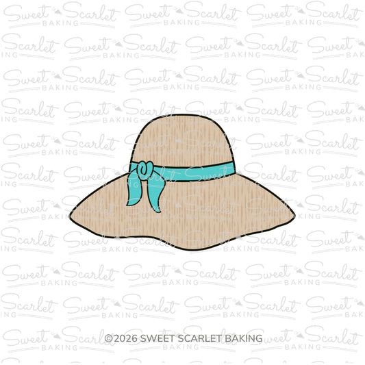 Beach Hat Cookie Cutter