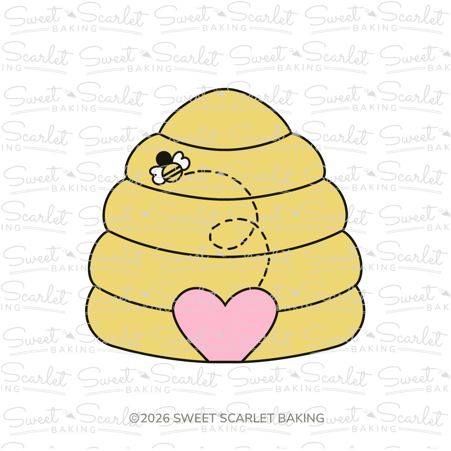 Bee Mine Cookie Cutter Quad Set