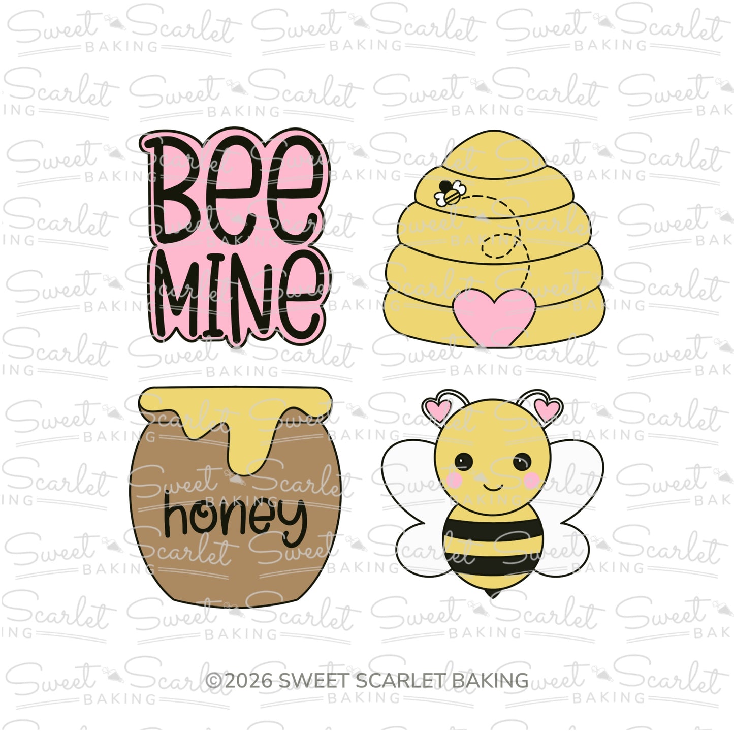 Bee Mine Cookie Cutter