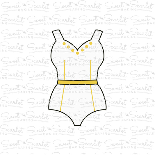 Bodysuit Cookie Cutter