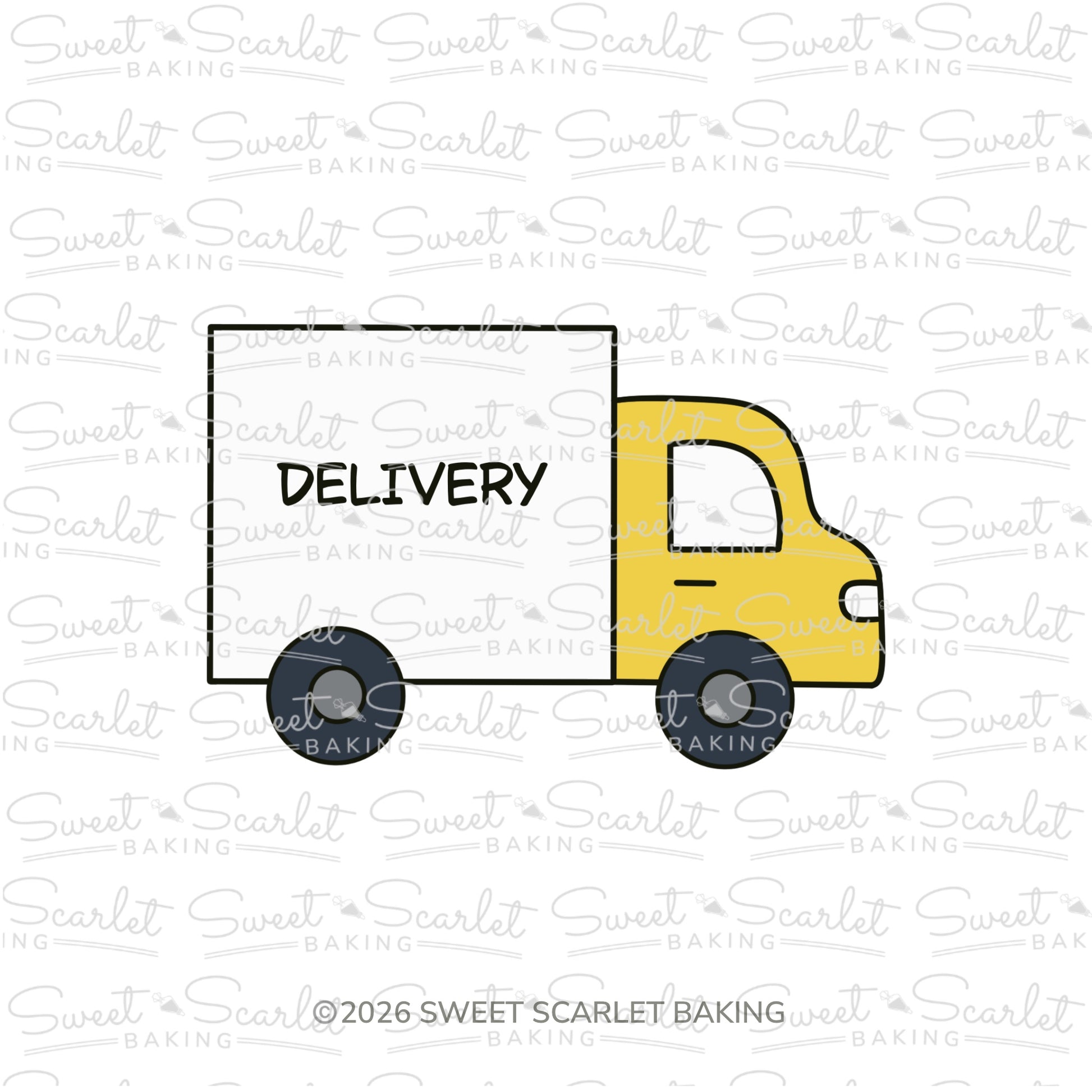 Box Truck Cookie Cutter