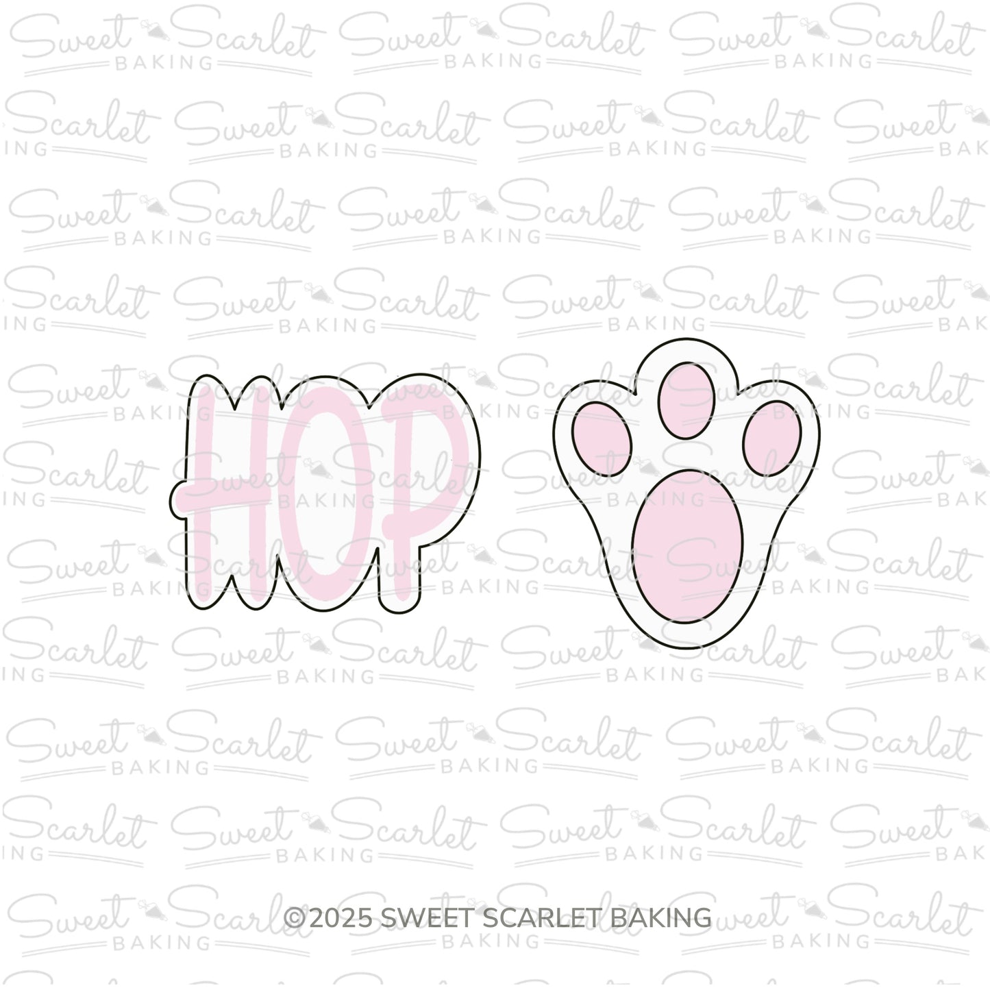Bunny Hop Cookie Cutter Duo Set