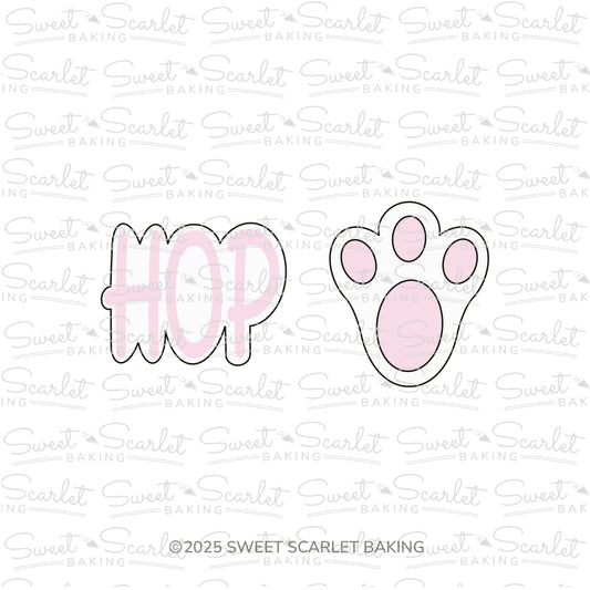 Bunny Hop Cookie Cutter Duo Set