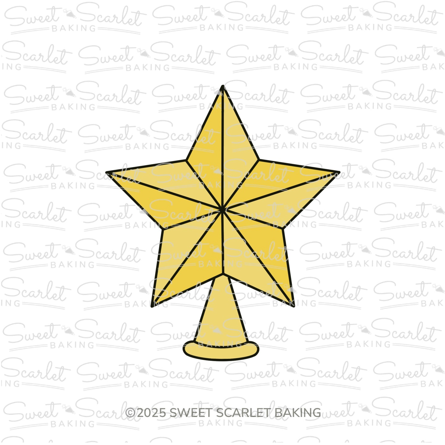 Christmas Tree Star Cookie Cutter