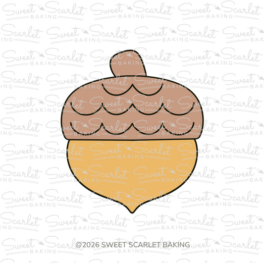 Chubby Acorn Cookie Cutter