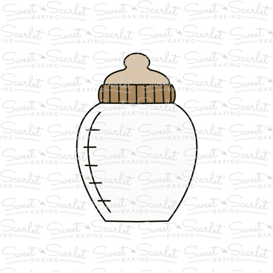 Chubby Baby Bottle Cookie Cutter