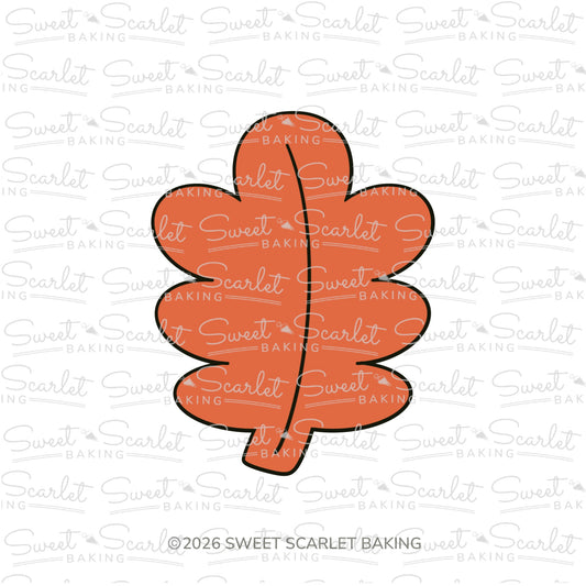 Chubby Oak Leaf Cookie Cutter