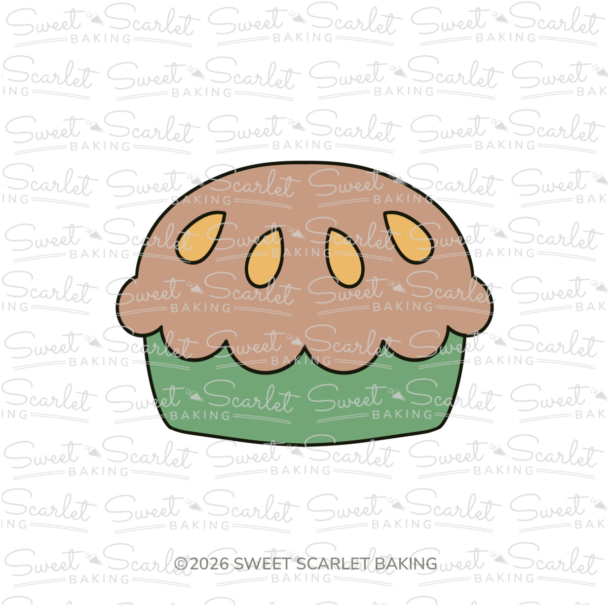 Chubby Pie Cookie Cutter