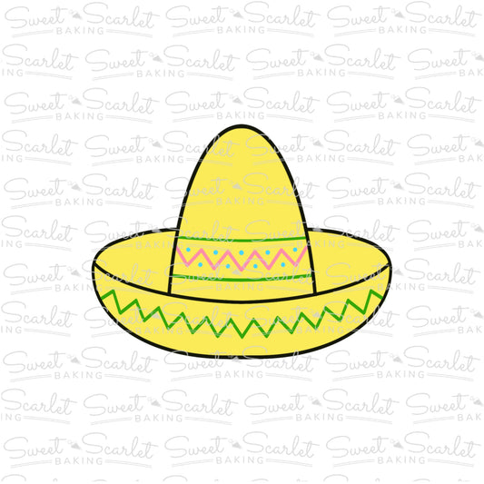 Chubby Sombrero Cookie Cutter