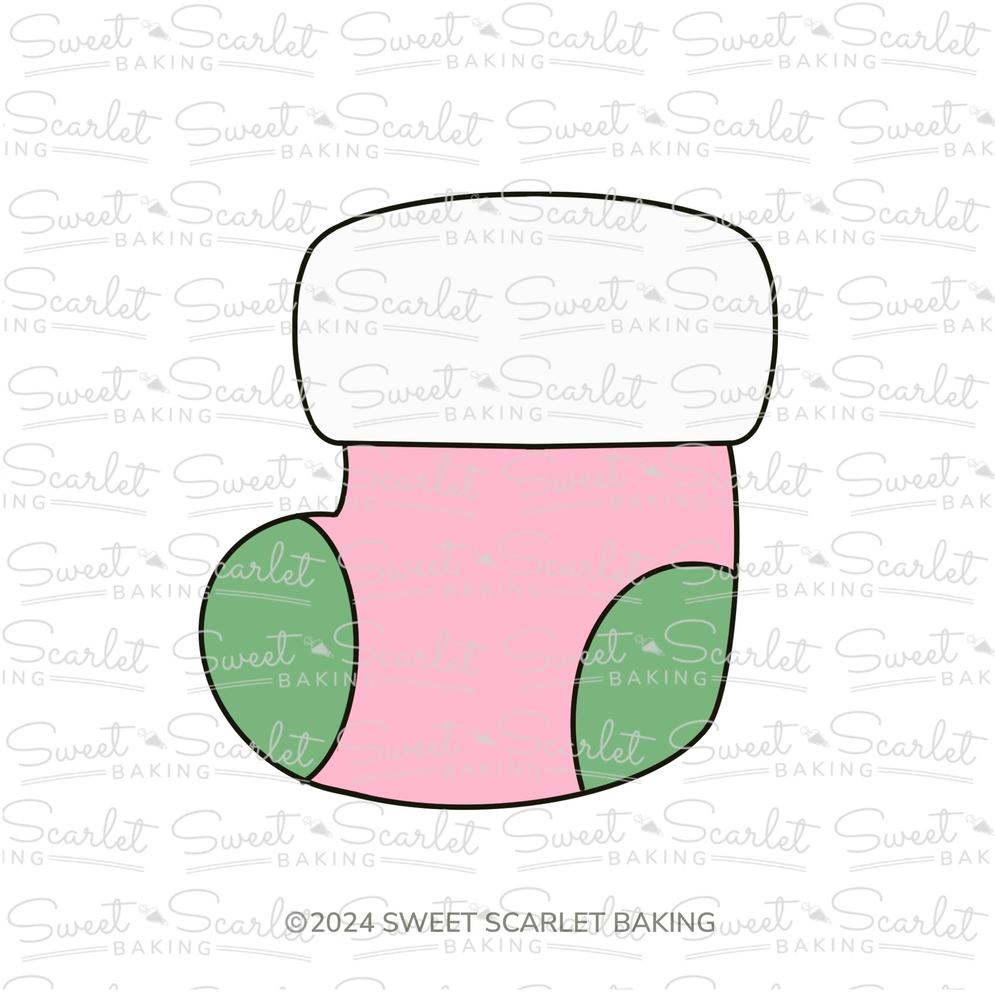 Chubby Stocking Cookie Cutter