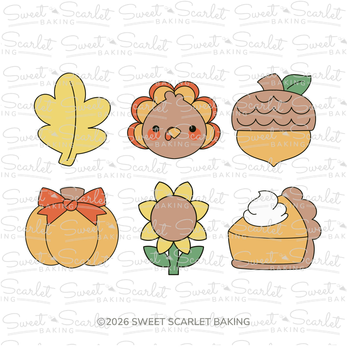 Thanksgiving Adult Beginner Cookie Class - Sat 11/14 1:30 pm