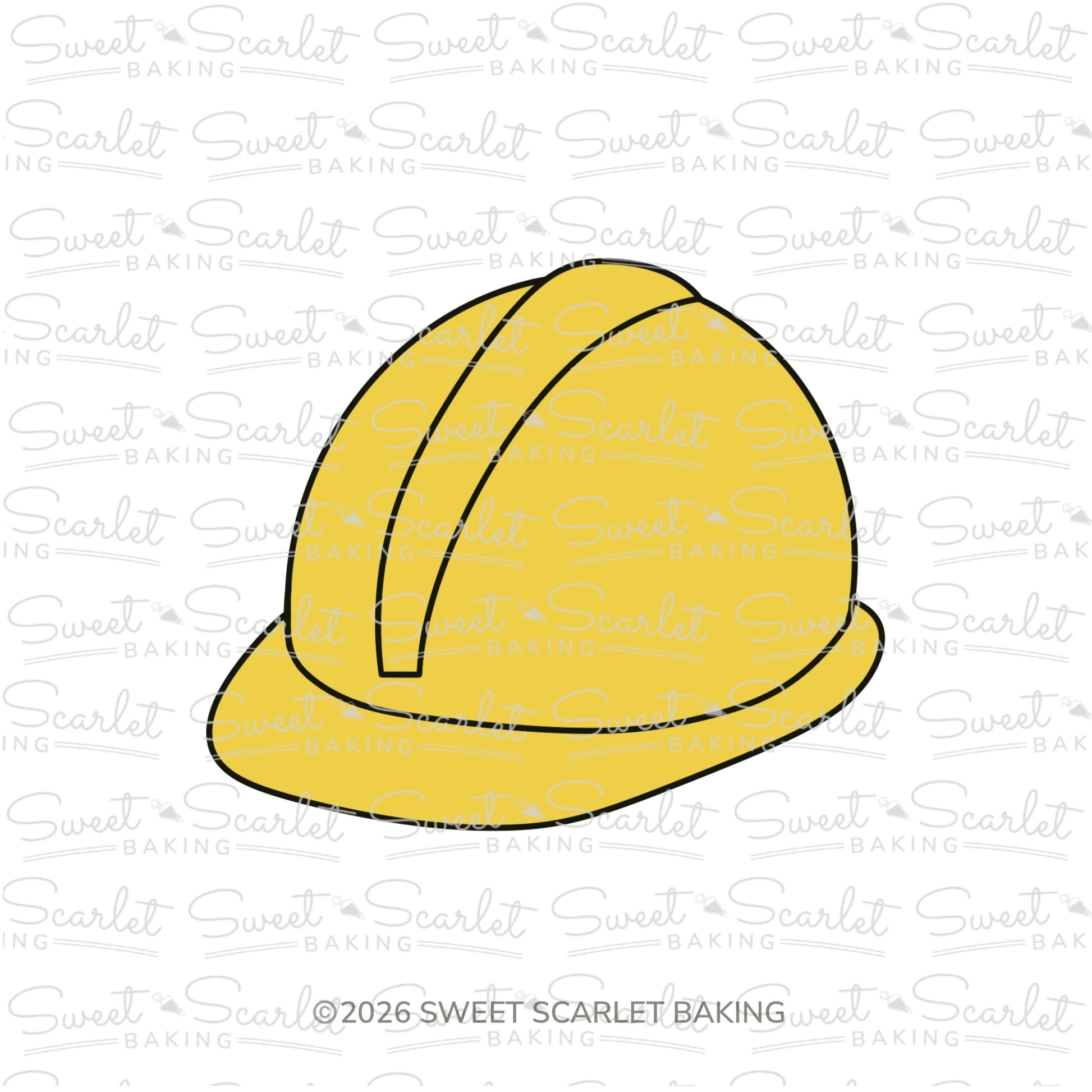 Construction Hard Hat Cookie Cutter