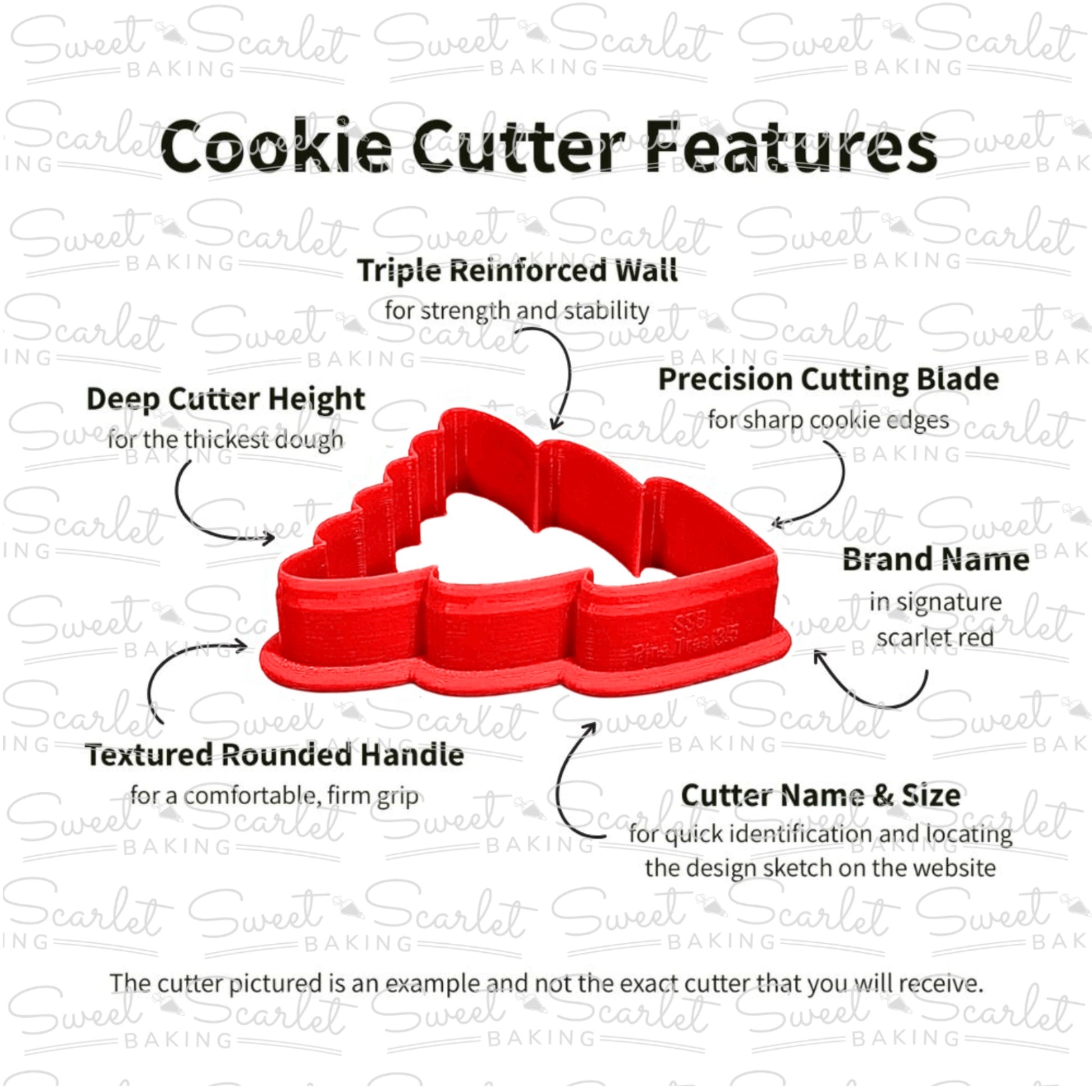 Sweet Scarlet Baking Cookie Cutter Features