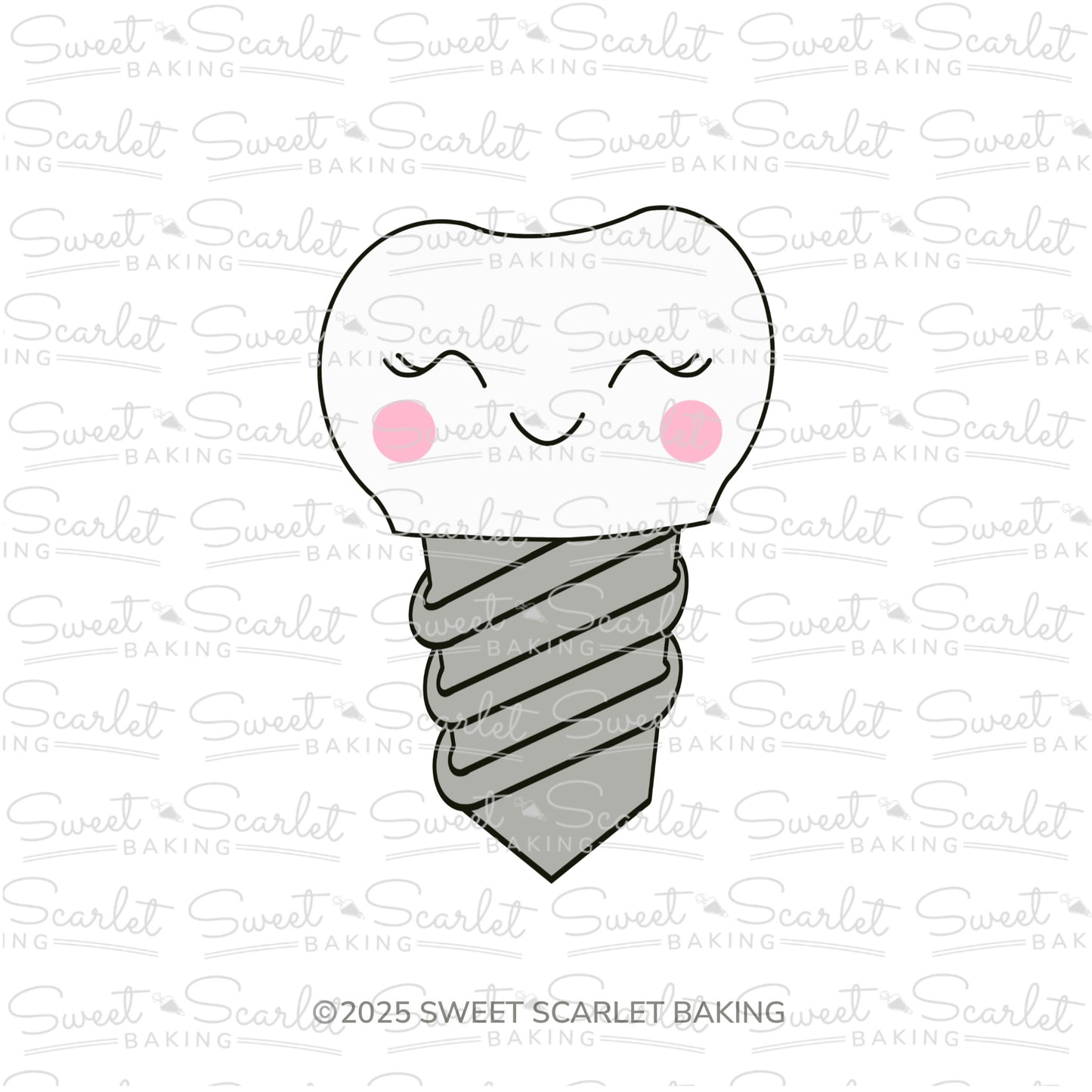 Dental Implant Tooth Cookie Cutter