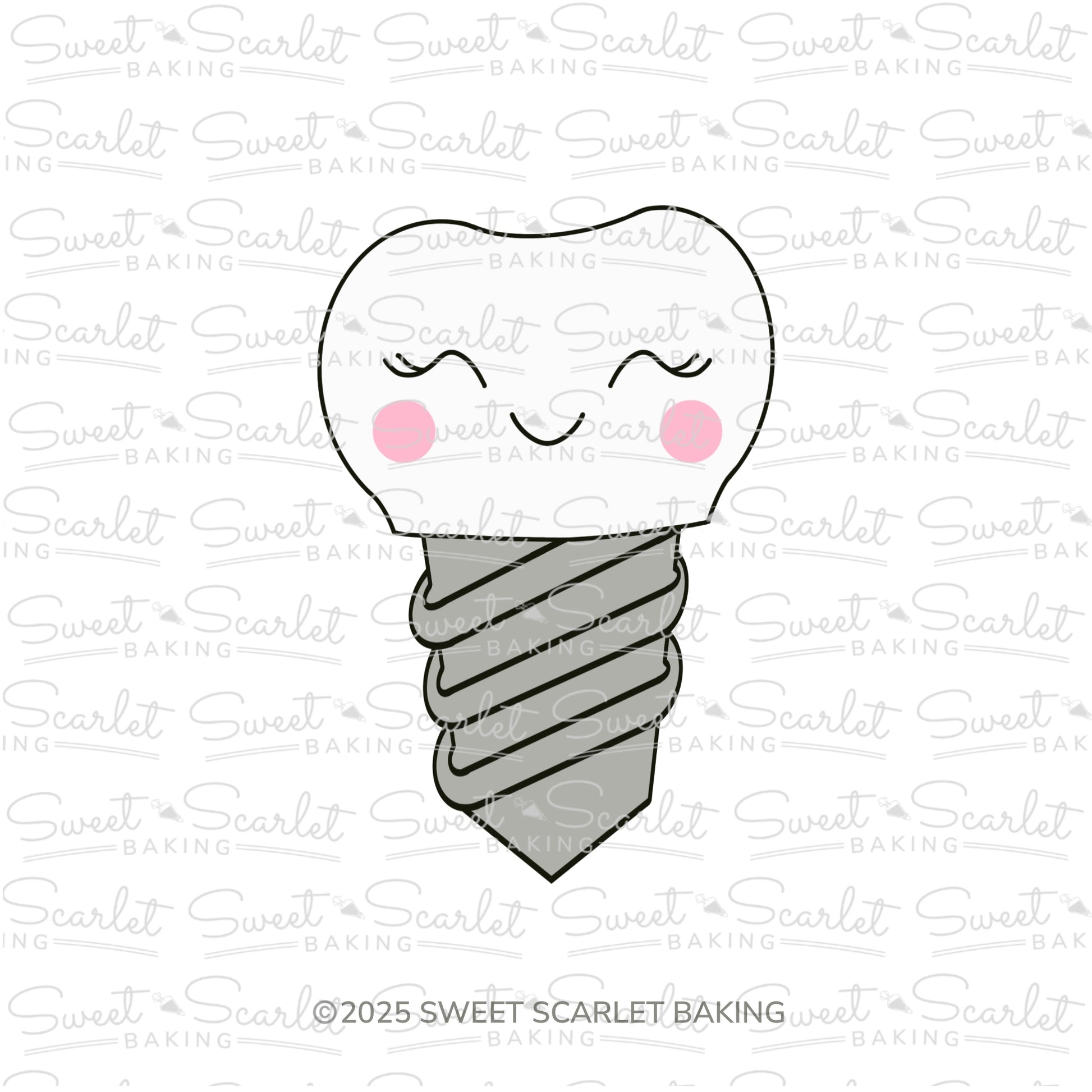 Dental Implant Tooth Cookie Cutter
