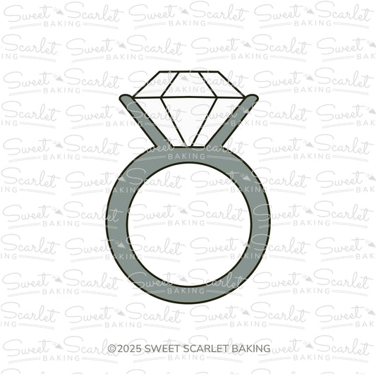 Engagement Ring Cookie Cutter