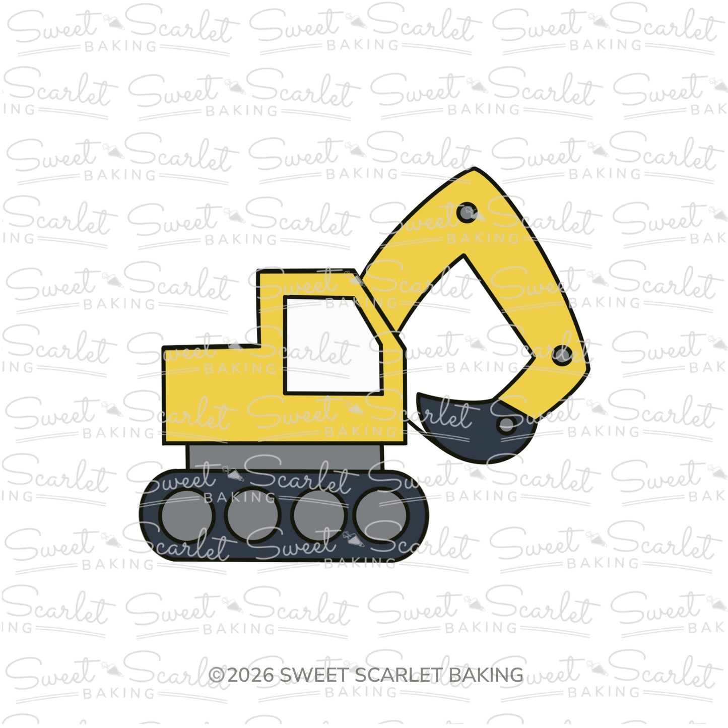 Excavator Cookie Cutter