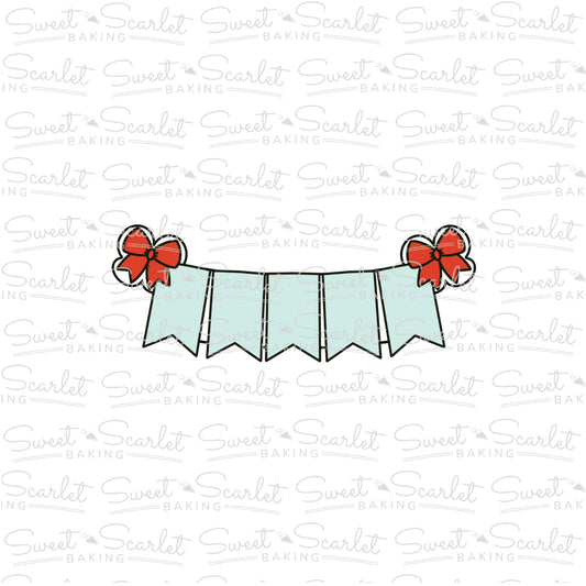 Five Flag Bunting Cookie Cutter