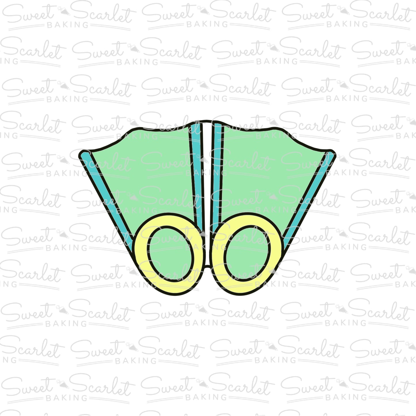 Snorkeling Cookie Cutter Quad Set