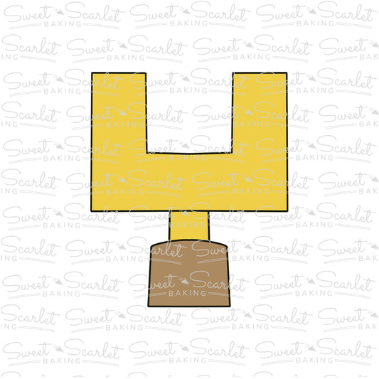 Football Goal Post Cookie Cutter