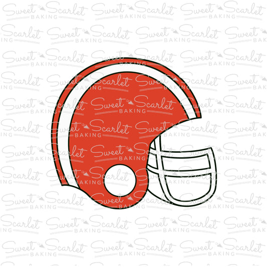 Football Helmet Cookie Cutter