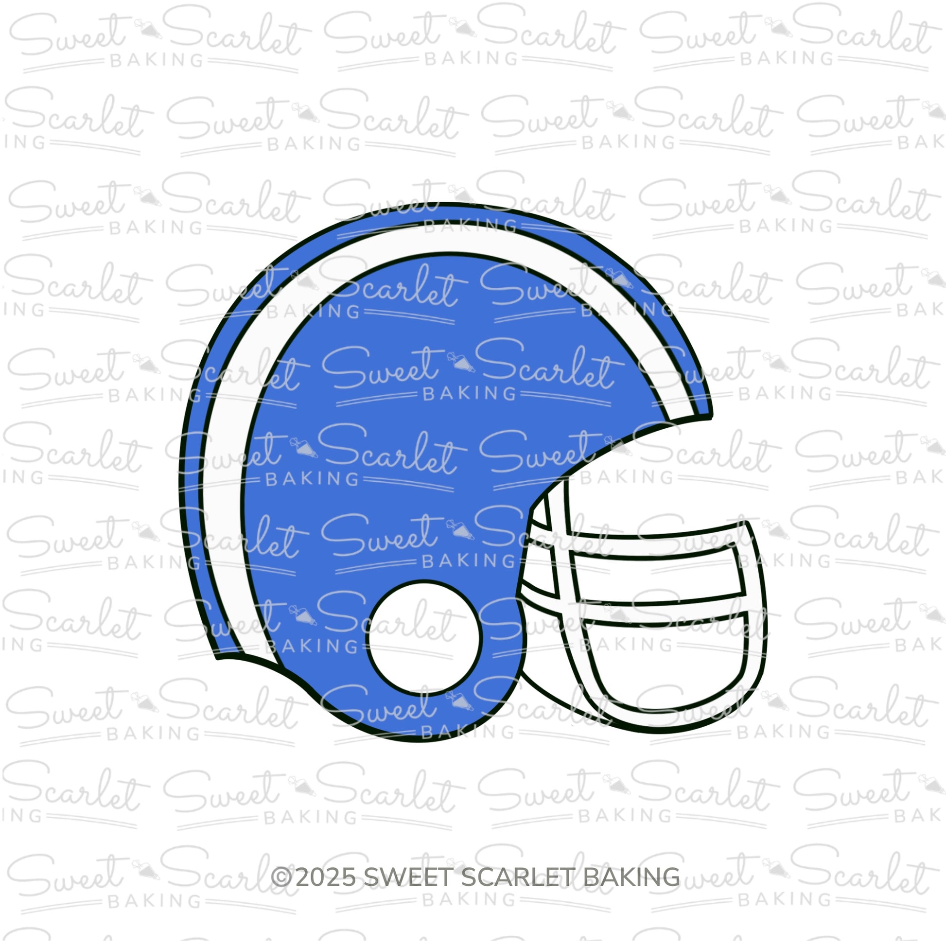 Football Helmet Cookie Cutter