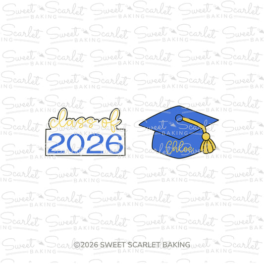 Graduation Cookie Cutter Duo Set