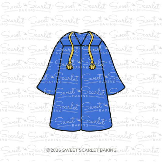 Graduation Gown Cookie Cutter