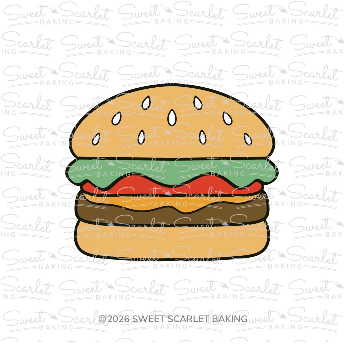 Hamburger Cookie Cutter
