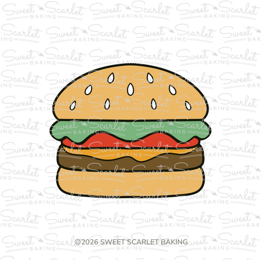 Hamburger Cookie Cutter