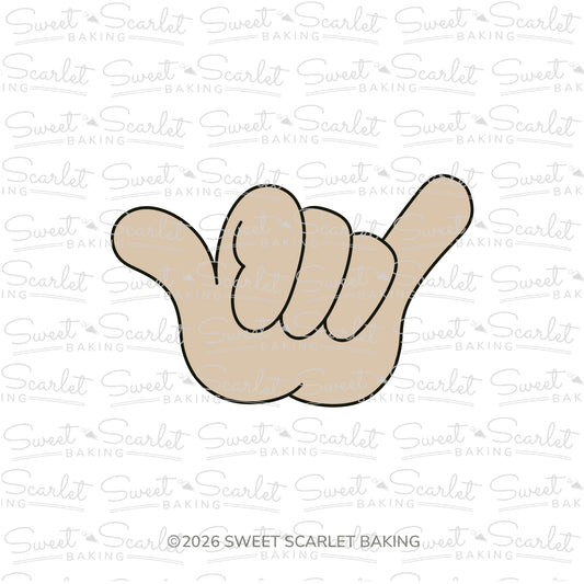 Hang Loose Hand Cookie Cutter