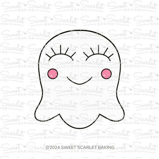 Happy Ghost Cookie Cutter