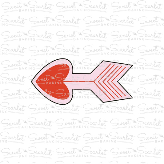 Heart Tip Arrow Cookie Cutter