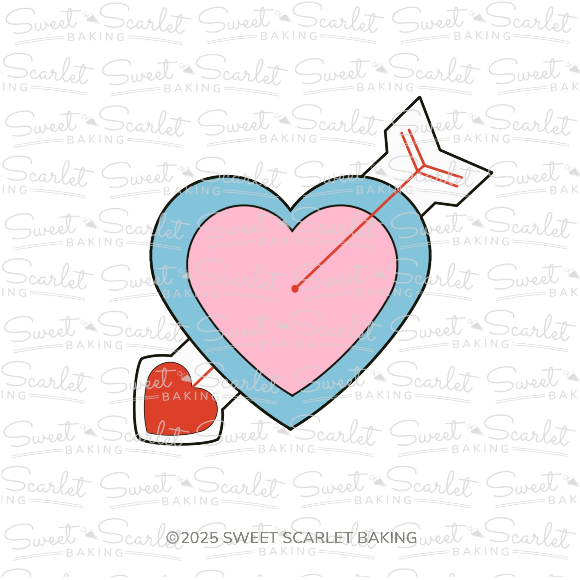 Heart with Arrow Cookie Cutter