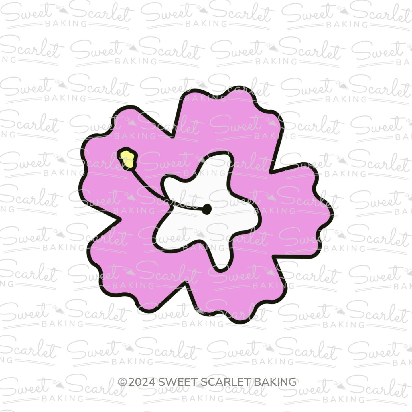 Hibiscus Flower Cookie Cutter
