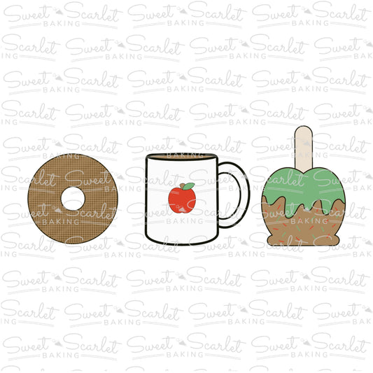 Sweet Apple Cookie Cutter Set