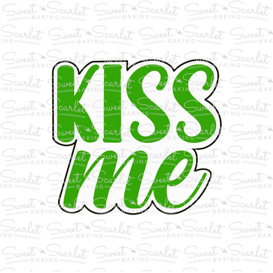 Kiss Me Cookie Cutter