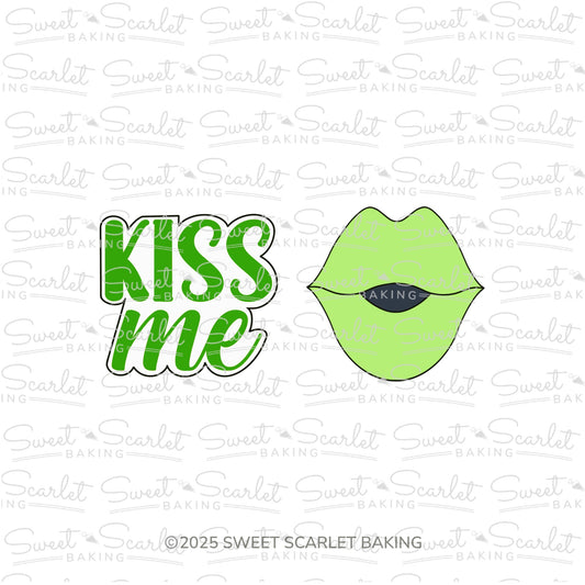 Kiss Me Cookie Cutter Duo Set