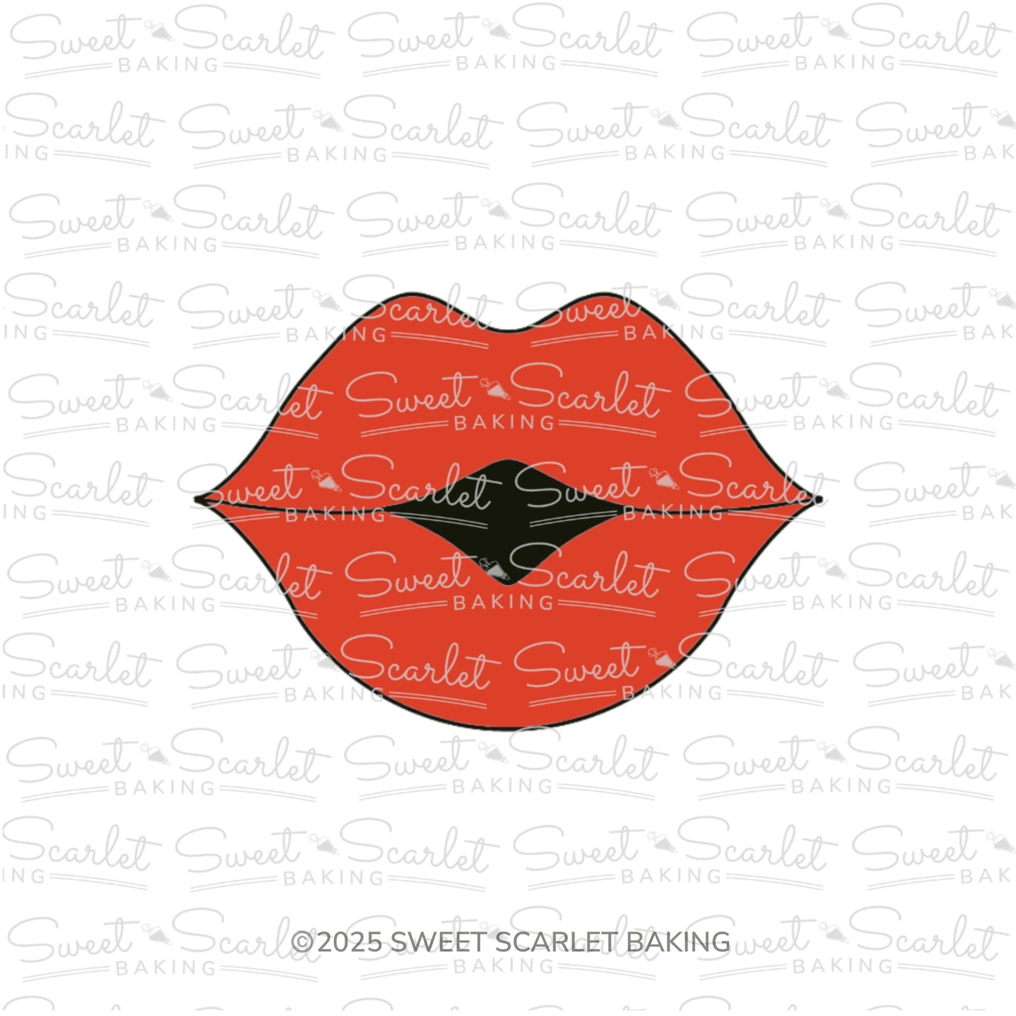 Kissing Lips Cookie Cutter