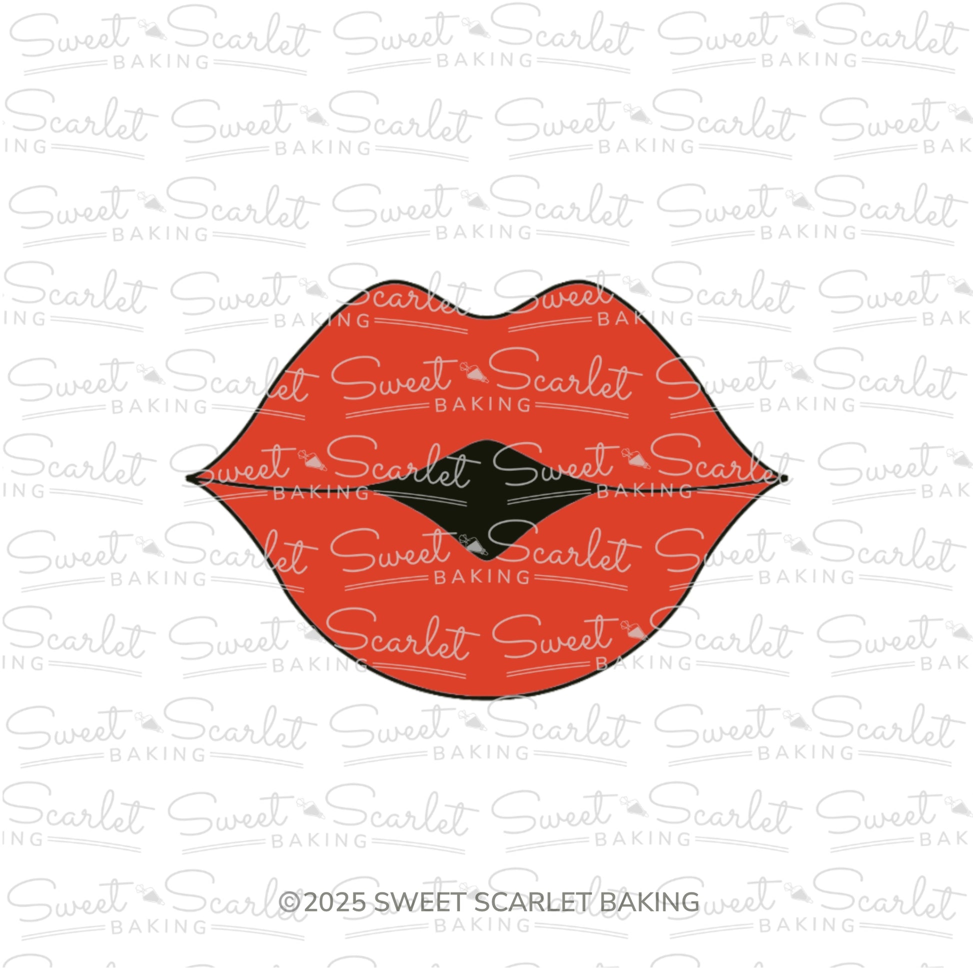 Kissing Lips Cookie Cutter