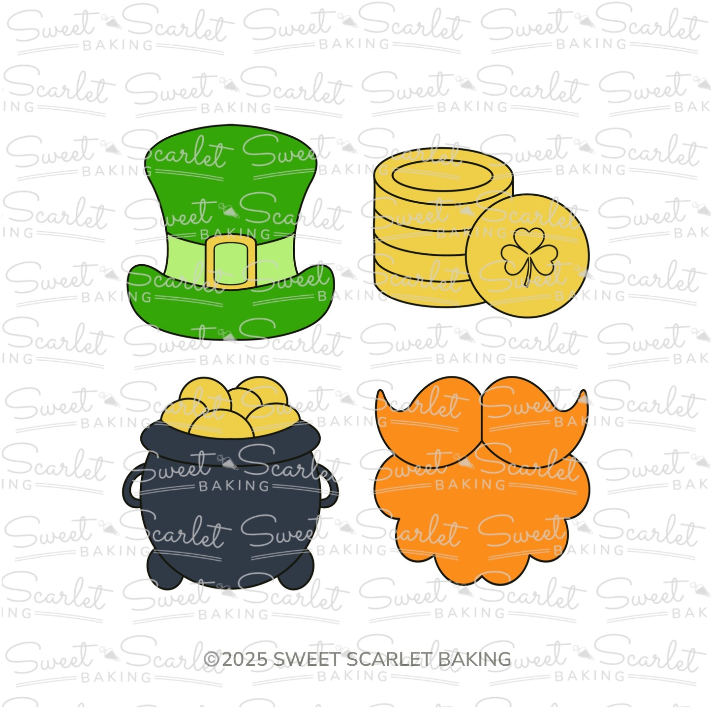 Leprechaun Cookie Cutter Quad Set