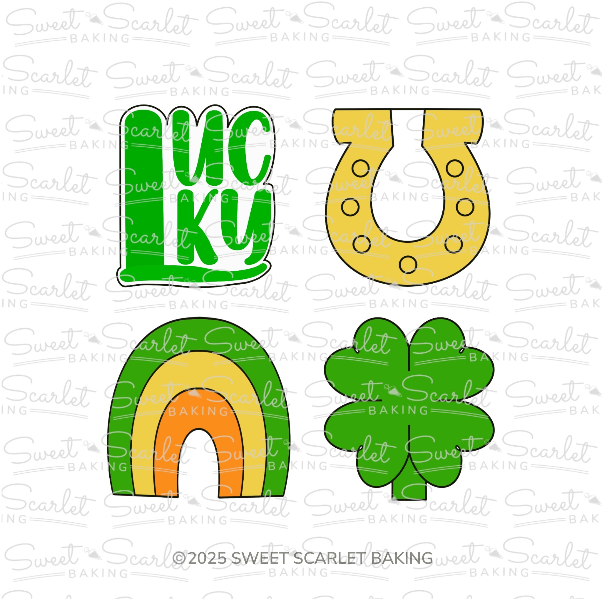 Lucky Cutter Lucky Cookie Cutter Quad Set – Sweet Scarlet Baking