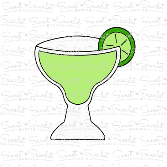 Margarita with Lime Cookie Cutter