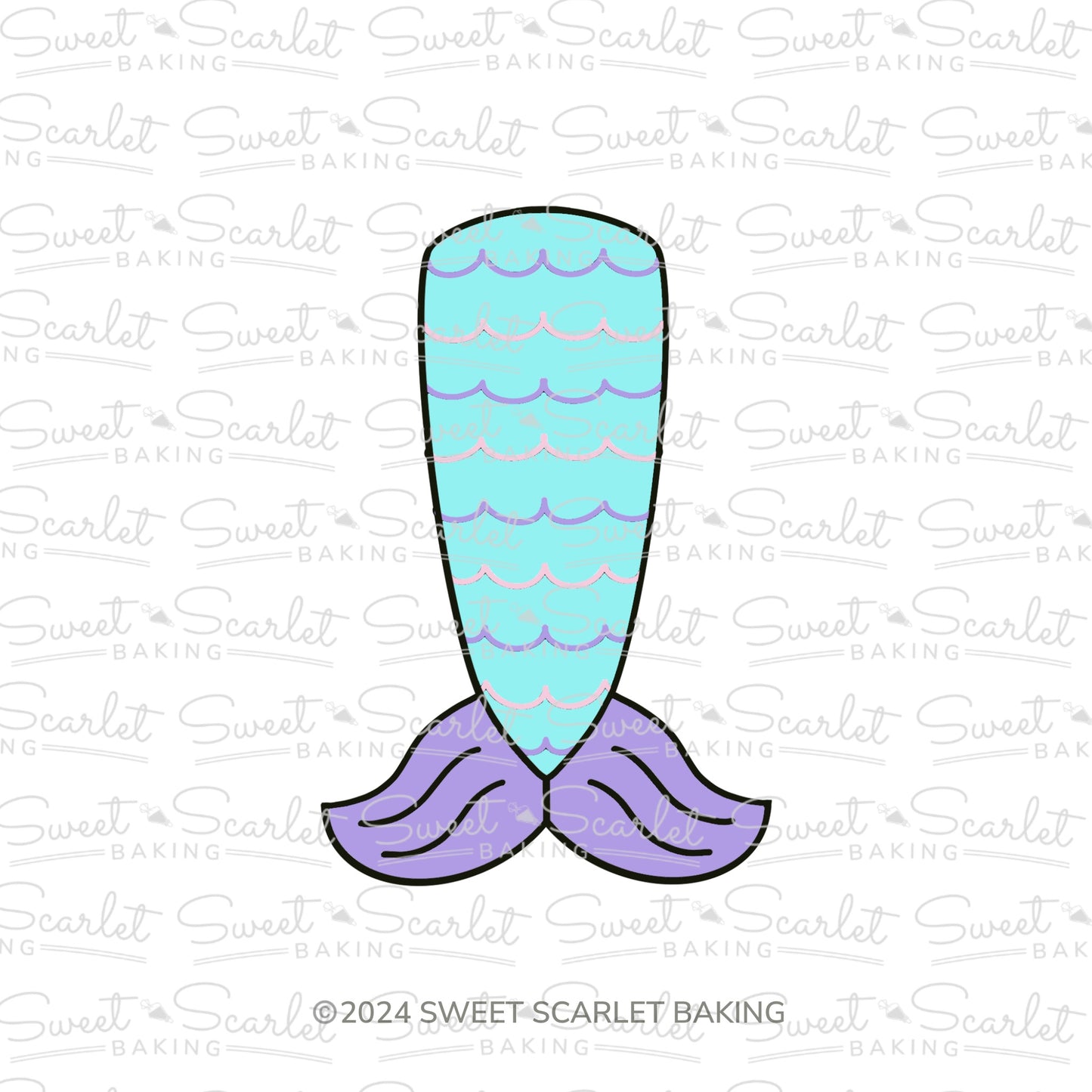 Mermaid Tail Cookie Cutter